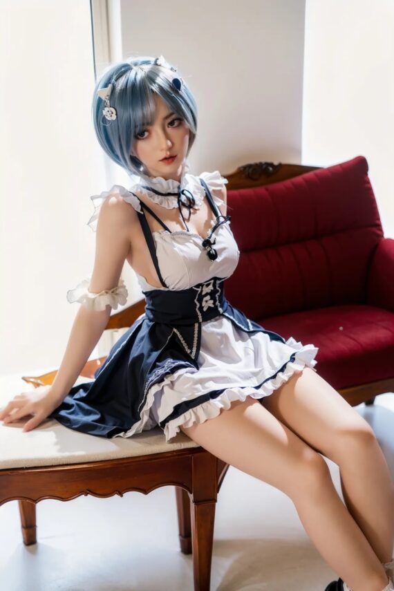 Rem-Cosplay-Anime-Sex-Doll-with-Short-Hair-158cm5ft2-3